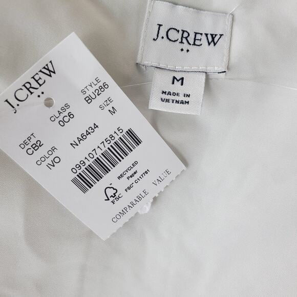 J. Crew Factory Semi Glossy Puffer Vest Size M NWT - Picture 6 of 10